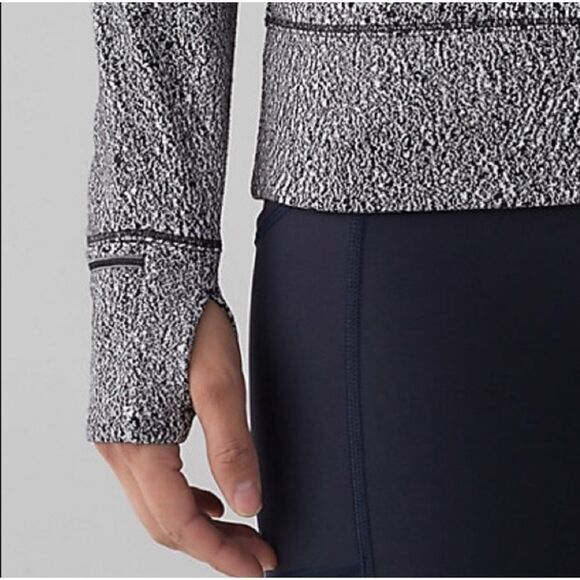 Lululemon Rush Hour Long Sleeve Shirt Running Luon Spray Jacquard Size 4 - Picture 3 of 10